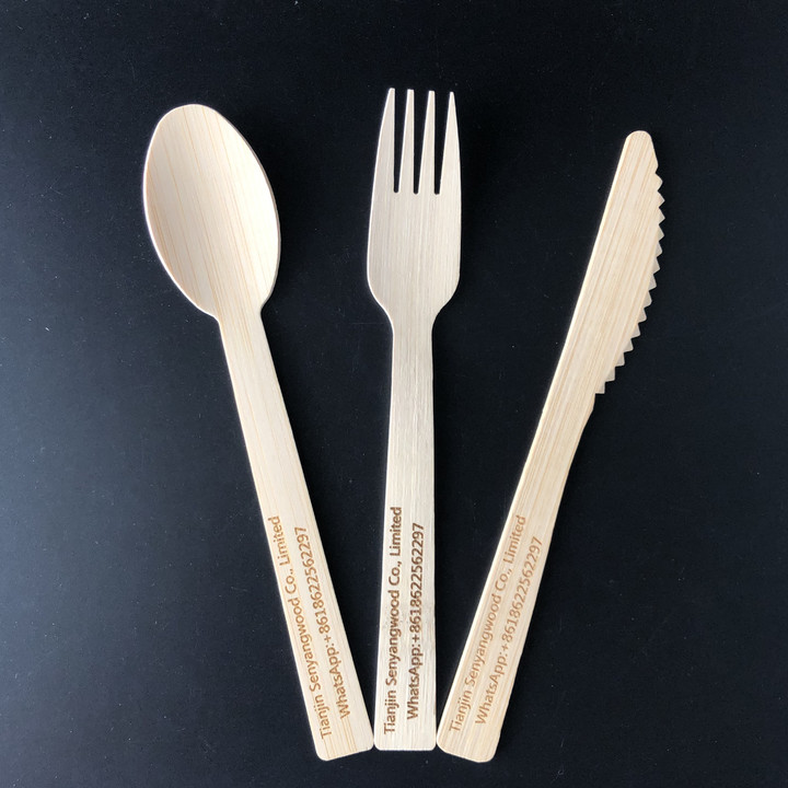 Wooden Disposable Knife / knives, Wooden Disposable Cutlery Set, Wooden Dinnerware Cutlery Set Wood Knife Fork Spoon